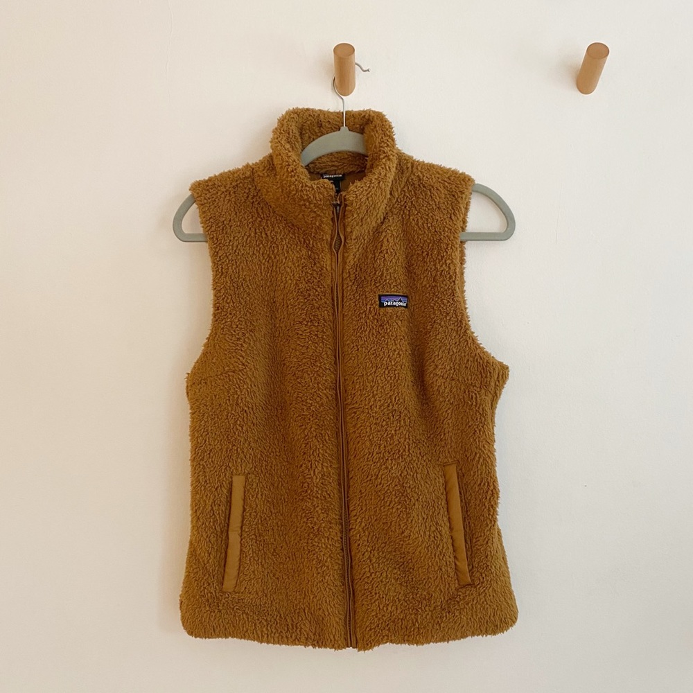 Patagonia Camel Furry Vest